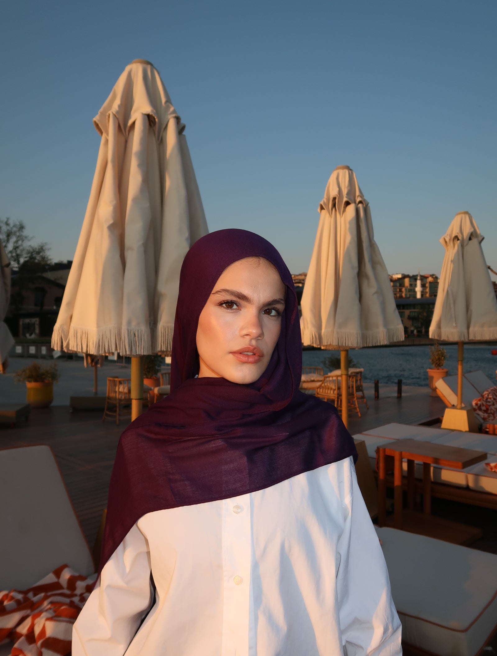 Modal Şal Mor
