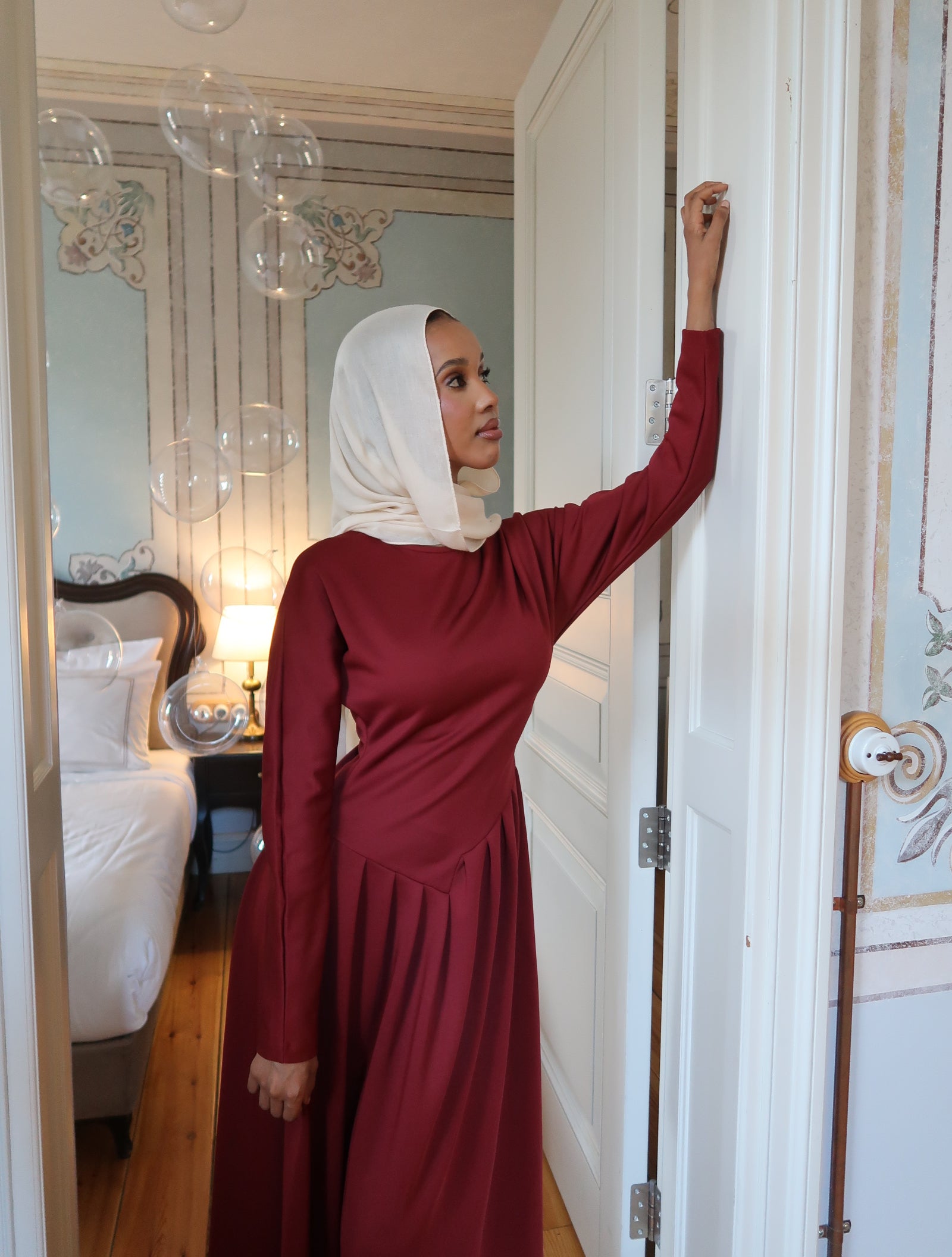 Elegance Elbise Kırmızı