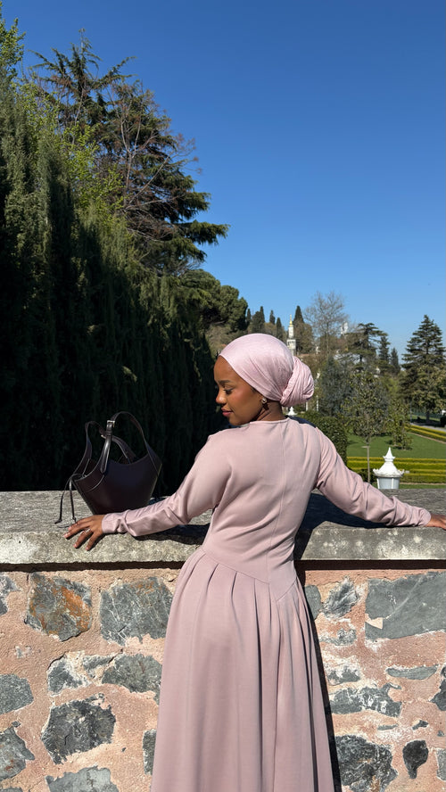 Elegance Elbise Powder Pembe