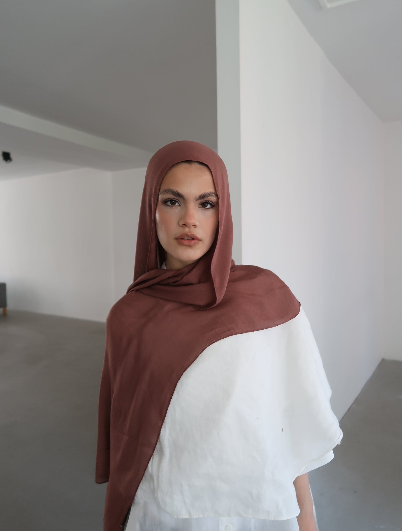 Modal Şal Chestnut