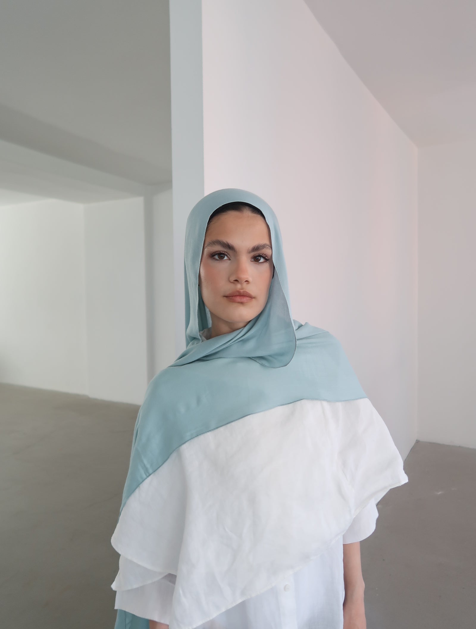 Modal Şal Aqua Mavi