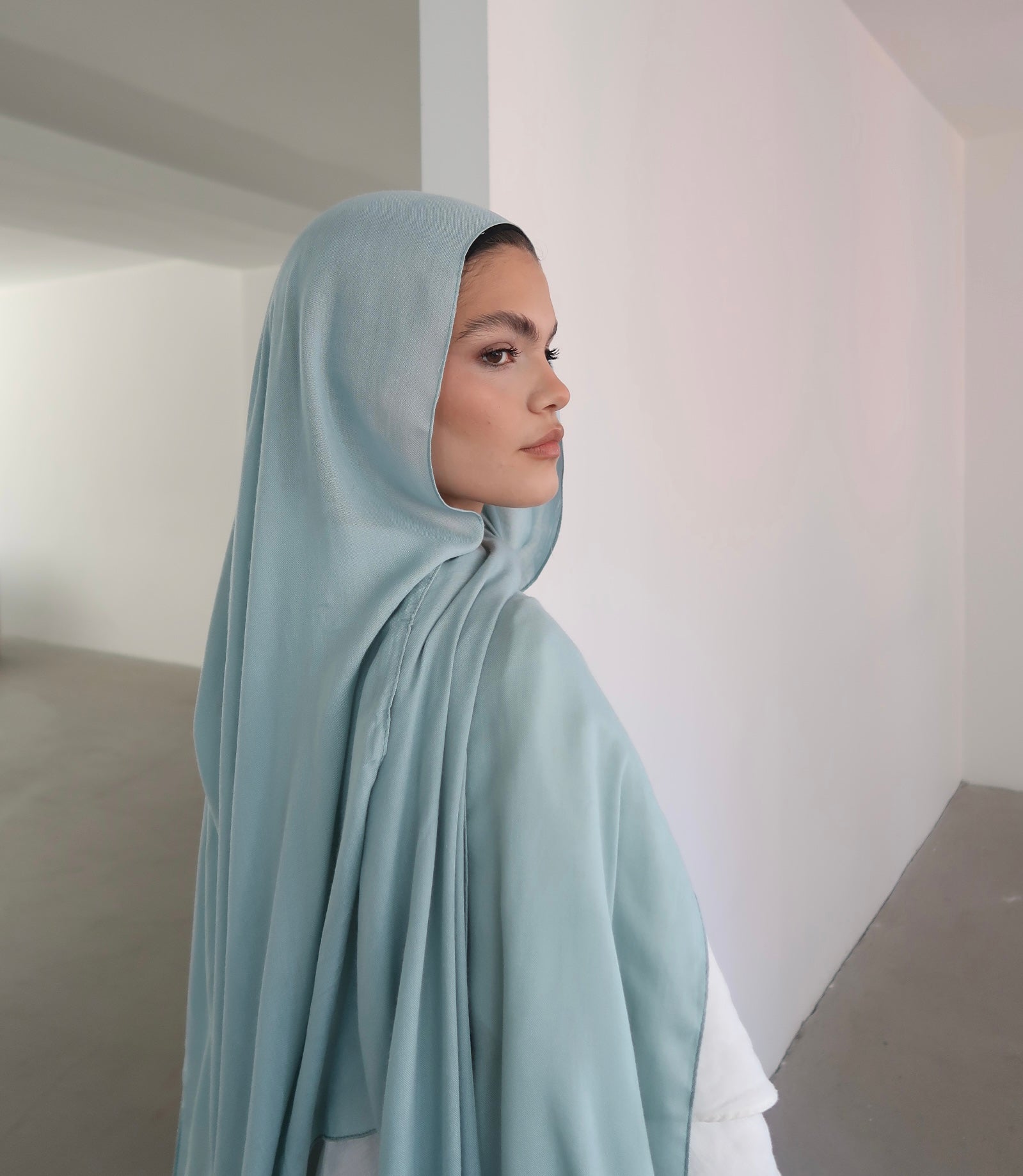 Modal Şal Aqua Mavi