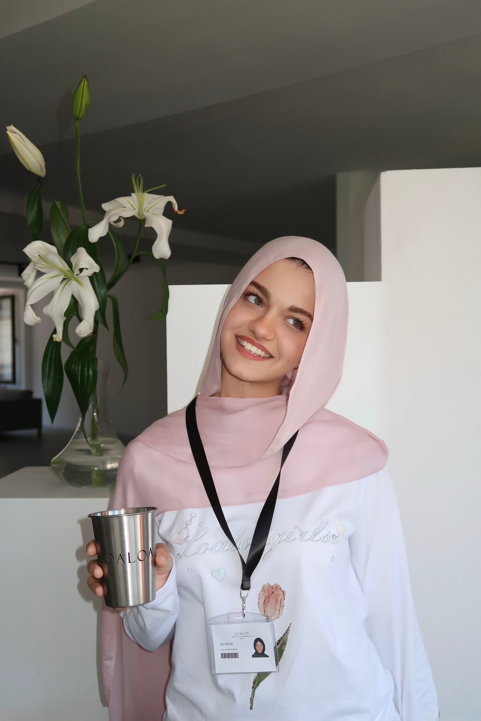Modal Şal Baby Pink