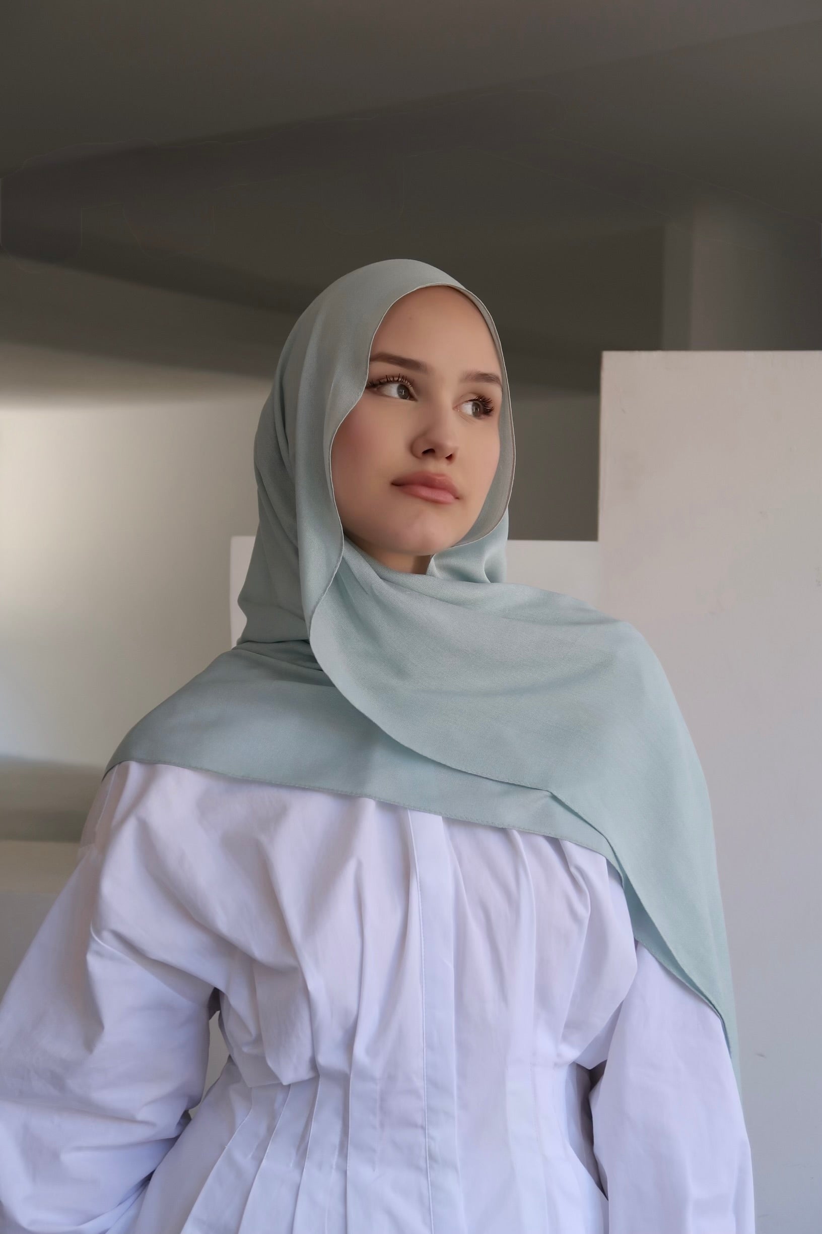 Modal Şal Pastel Yeşili