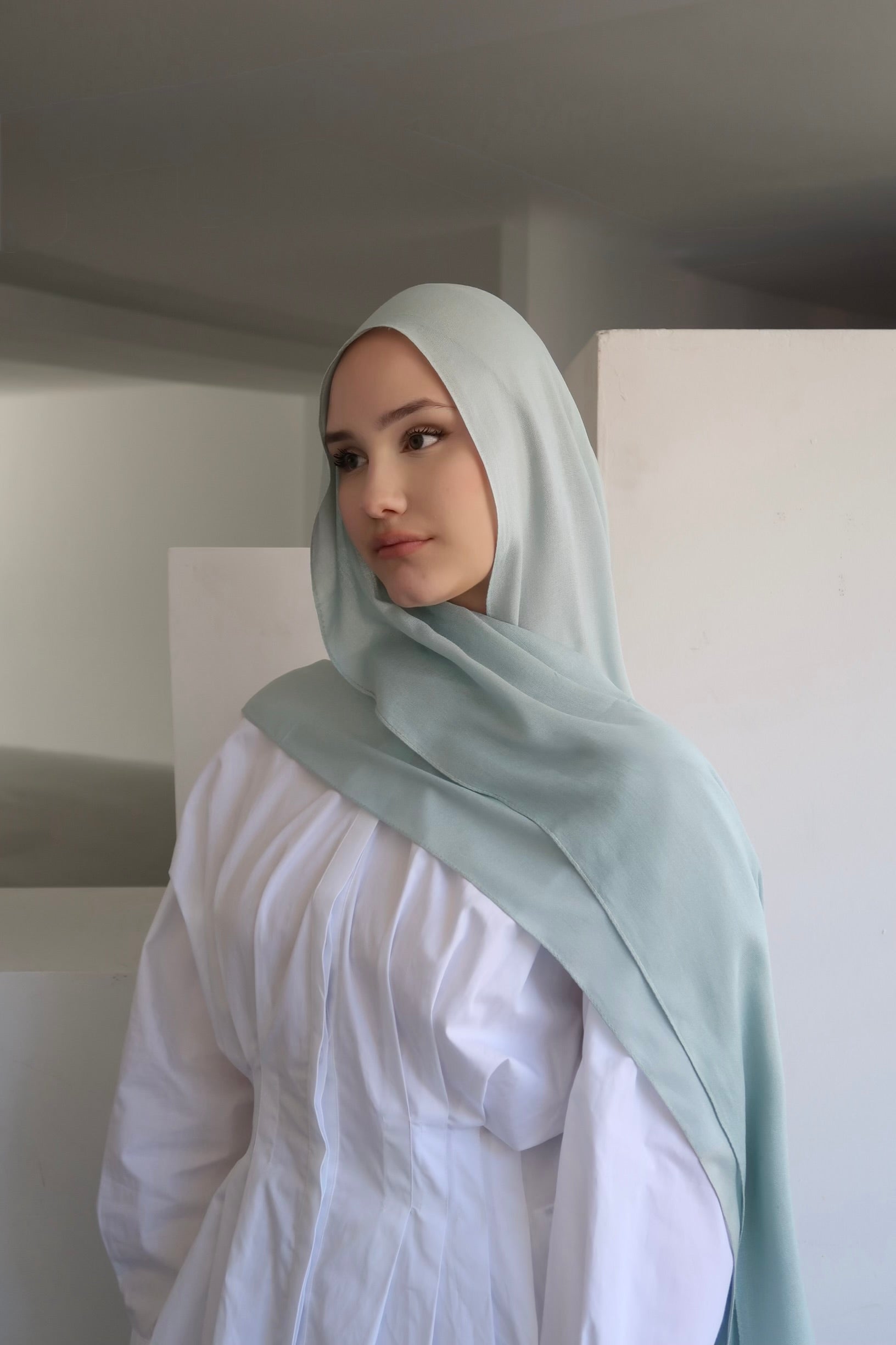 Modal Şal Pastel Yeşili