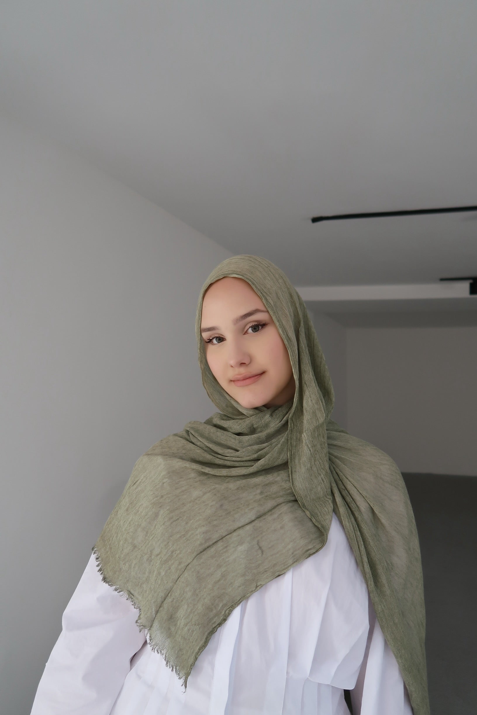 Senara Şal Saga Green